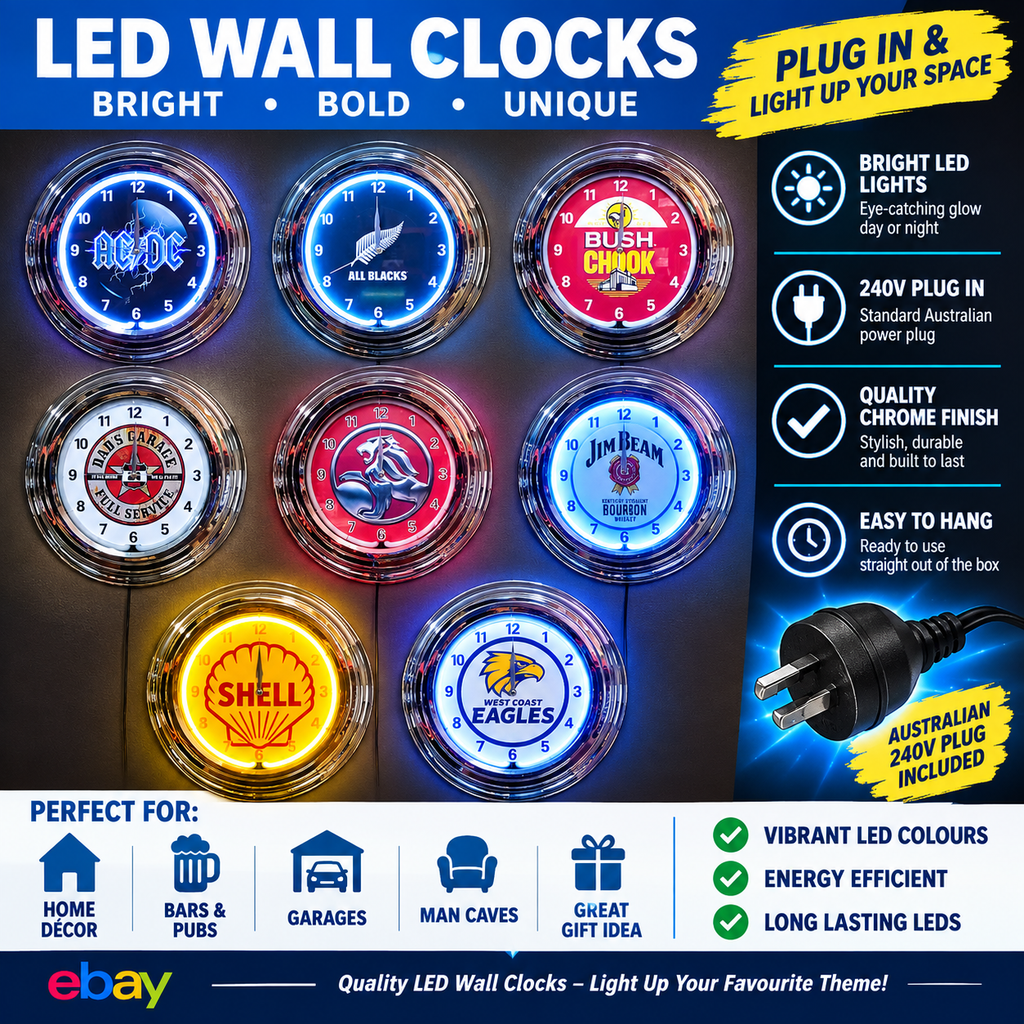 Premium LED Neon Clocks